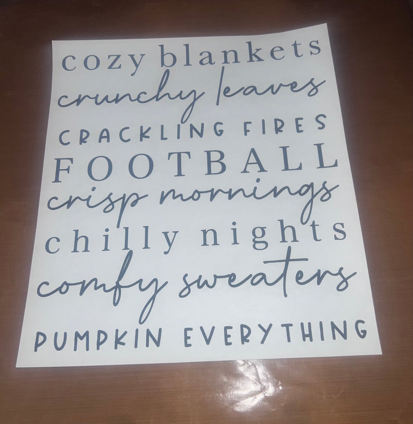 Fall Things