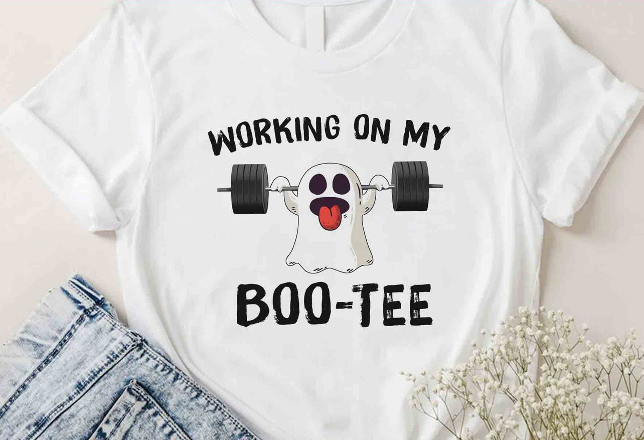 Working on my Boo-Tee Design