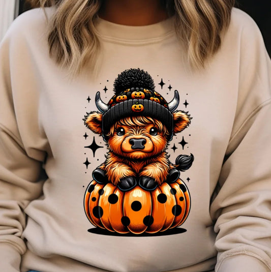 Highland Cow Pumpkin