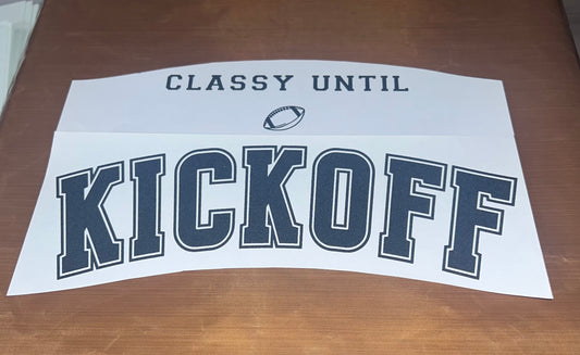 Classy Until Kickoff Design