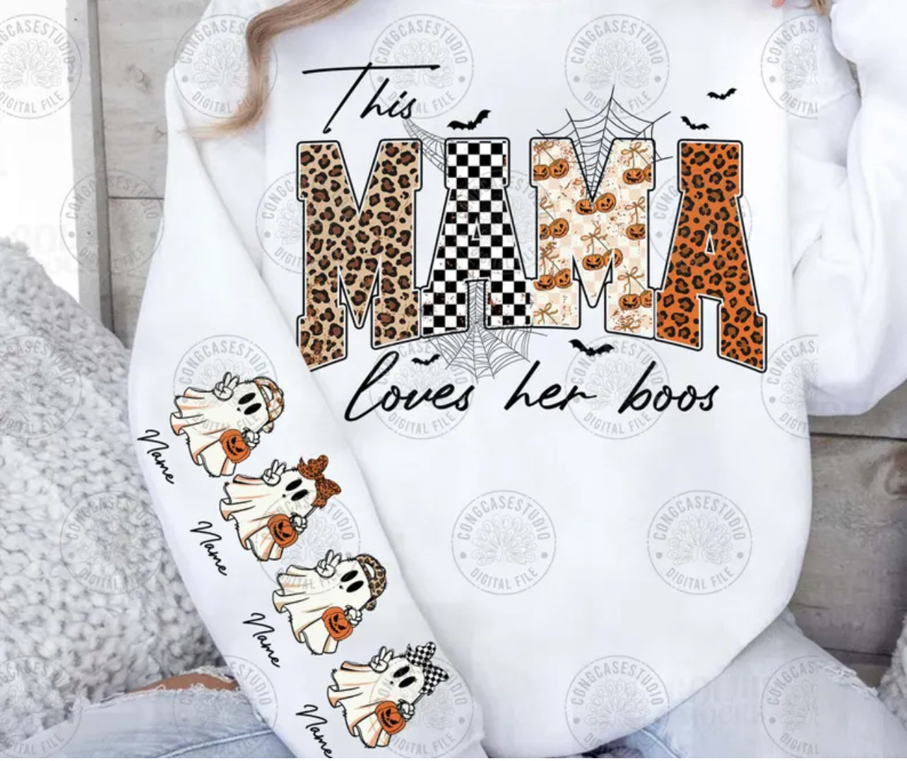 Mama Loves her Boos (Print/Design Only)