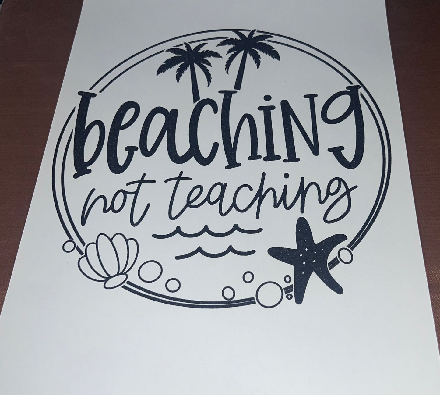 Beaching not Teaching Design